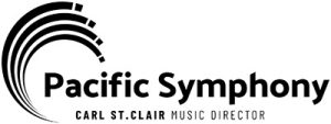 Pacific Symphony logo black